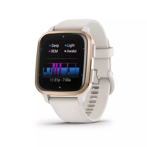 Venu Sq 2 Music Ivory Peach Gold Gps Smartwatch
