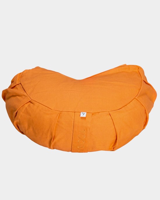 Yogiraj Meditation Cushion Crescent  Meditaatiotyyny Cloudberry Orange