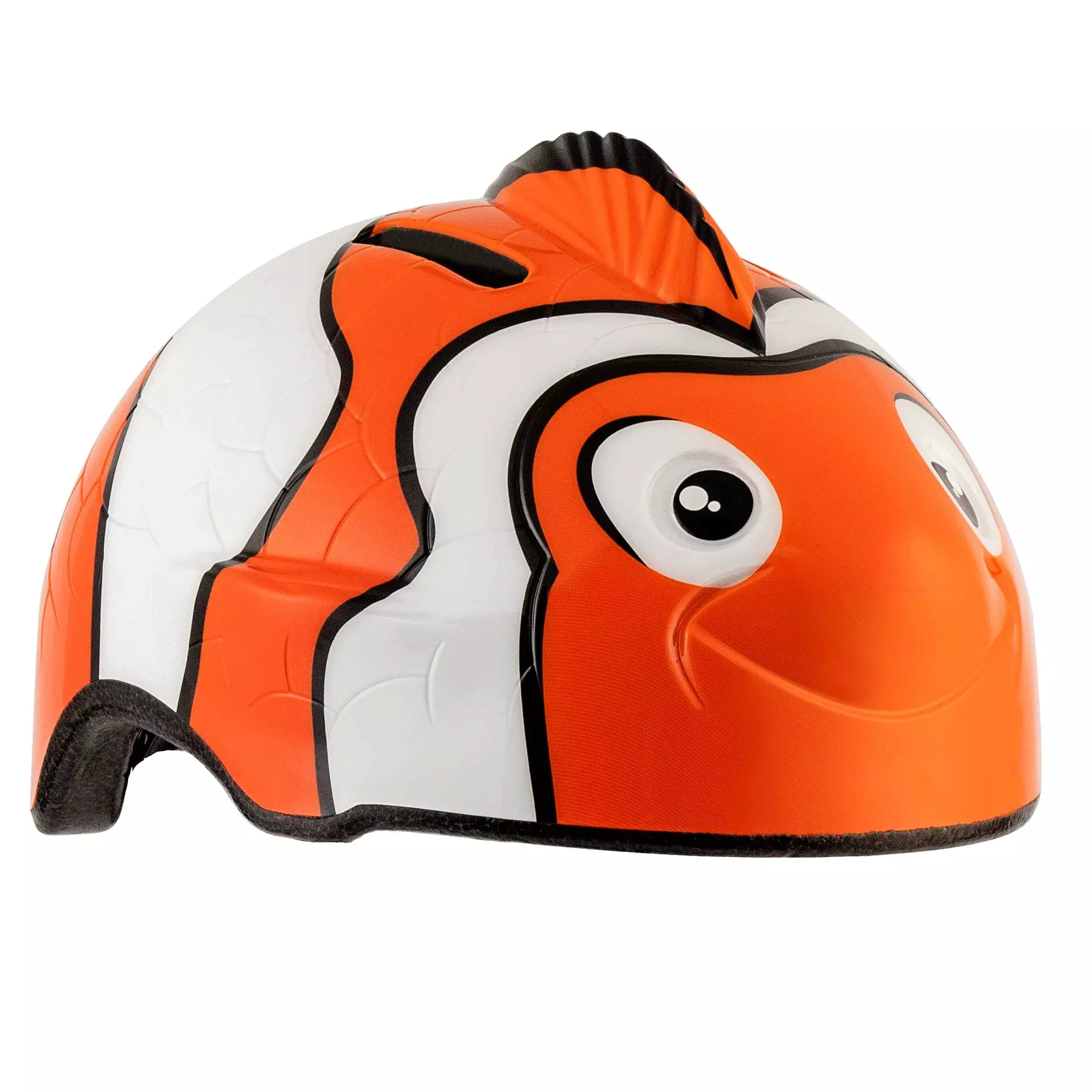 Crazy Safety Fish Bicycle Helmet Orange