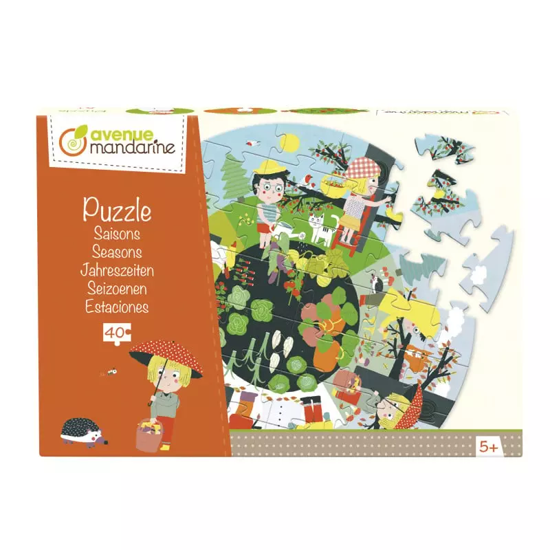 Avenue Mandarine Educational Puzzle, Seasons, Pc