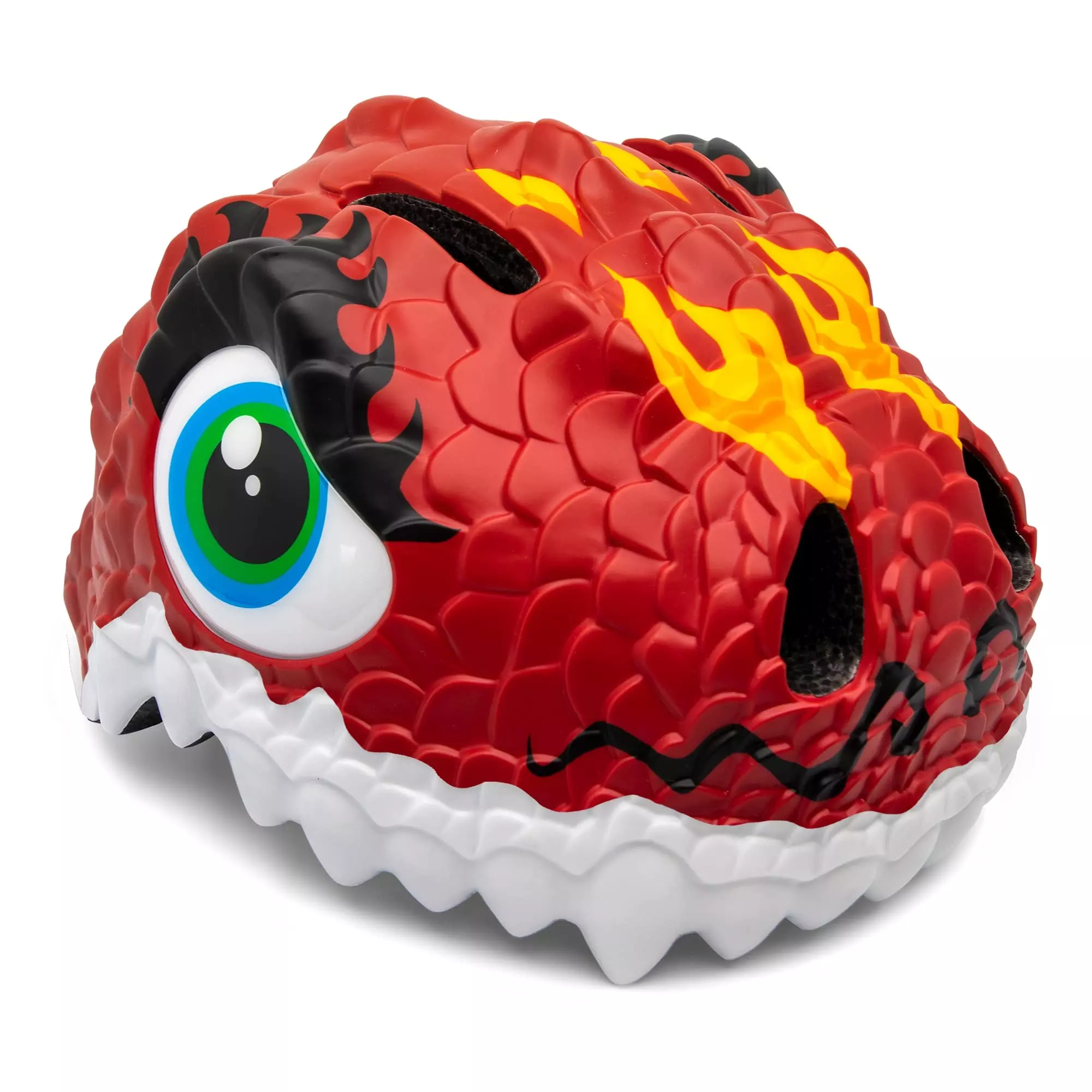 Crazy Safety Dragon Bicycle Helmet Red