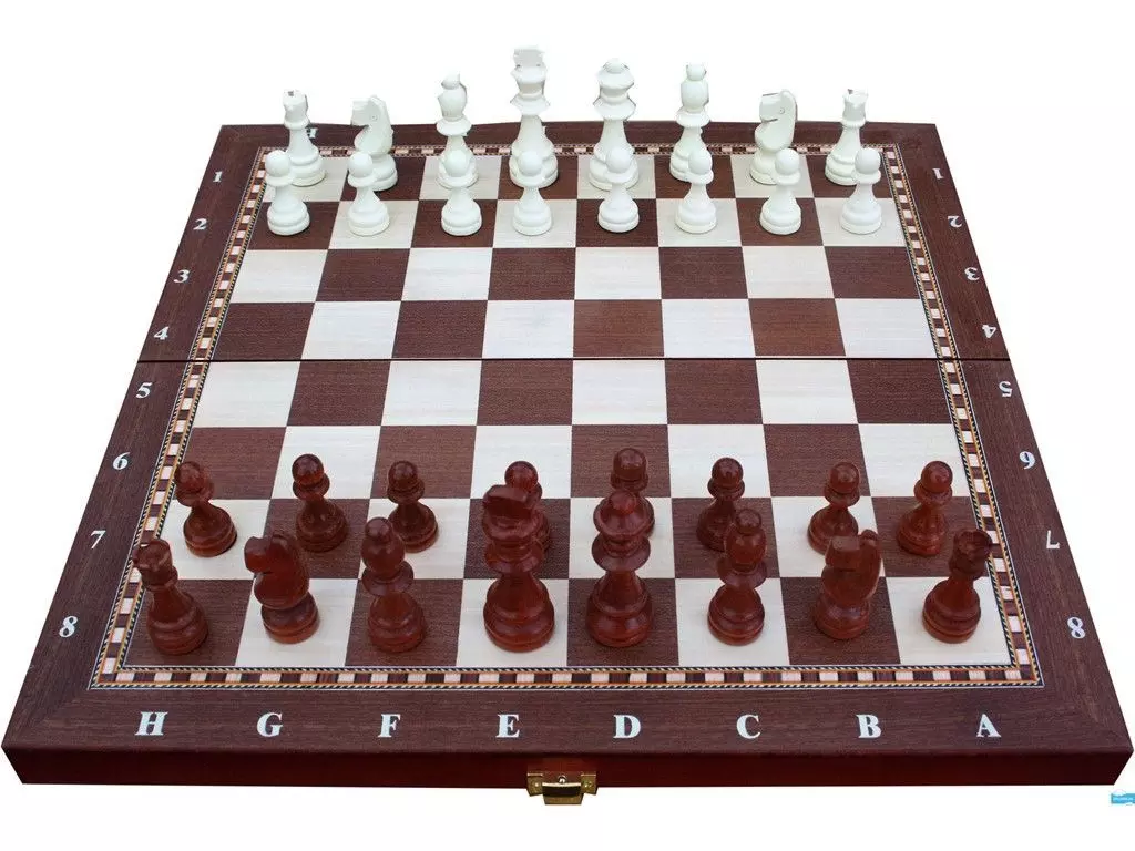 Chess Set In Wood 40X40 Cm