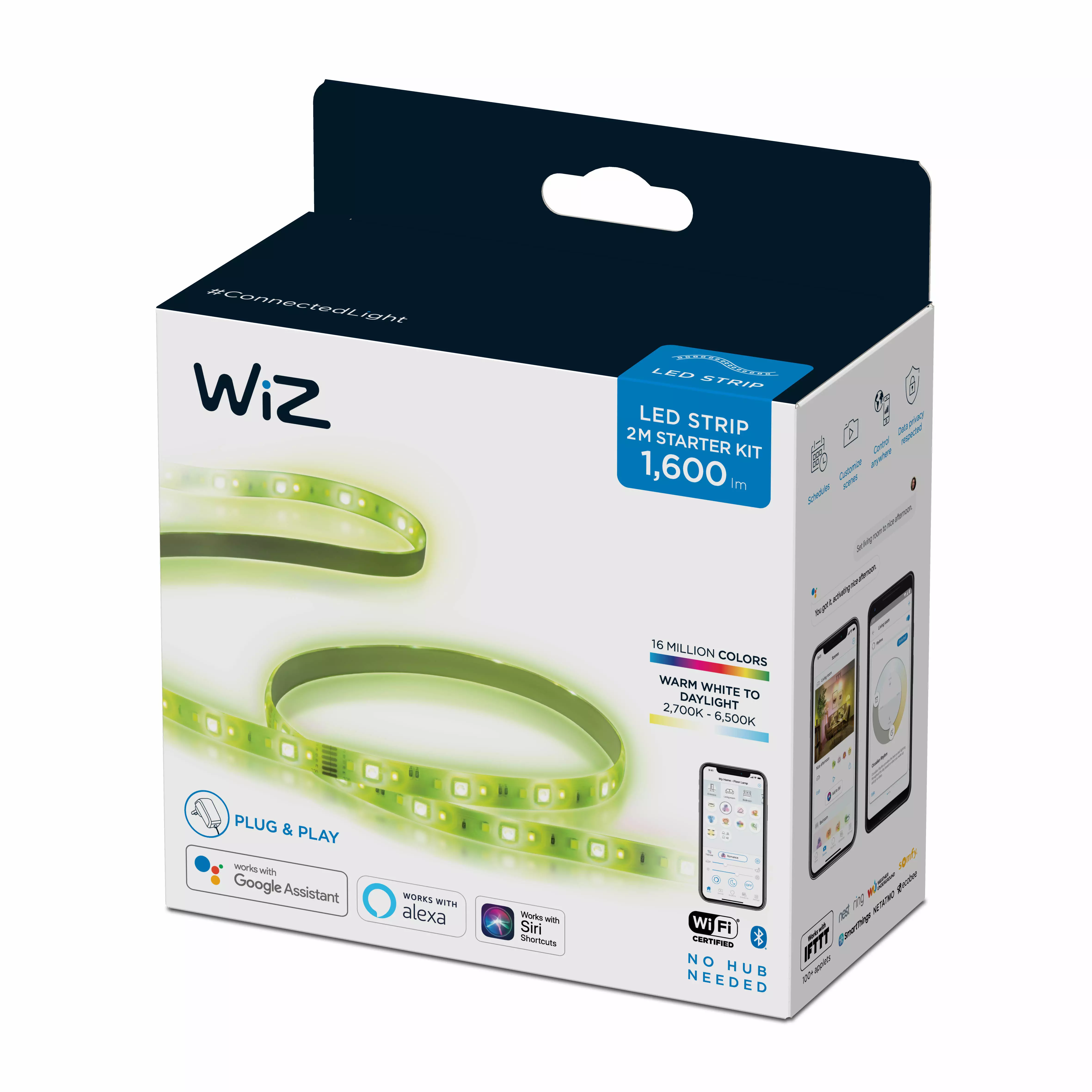 Wiz 2M Led-Nauhasarja Wi-Fi-Kytkettyälyvalaistus