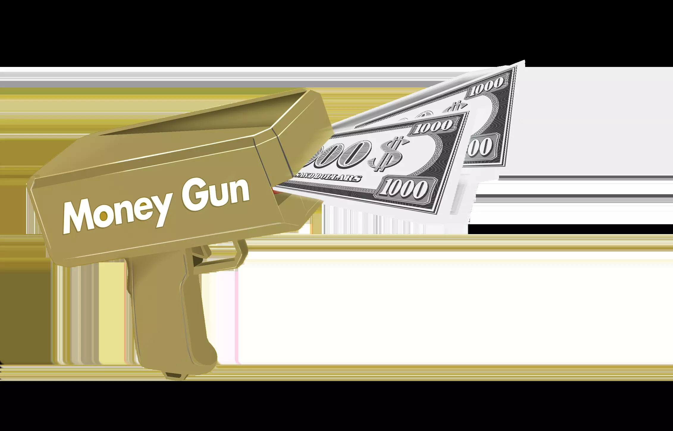 Pocket Money Money Gun Incl. Paper