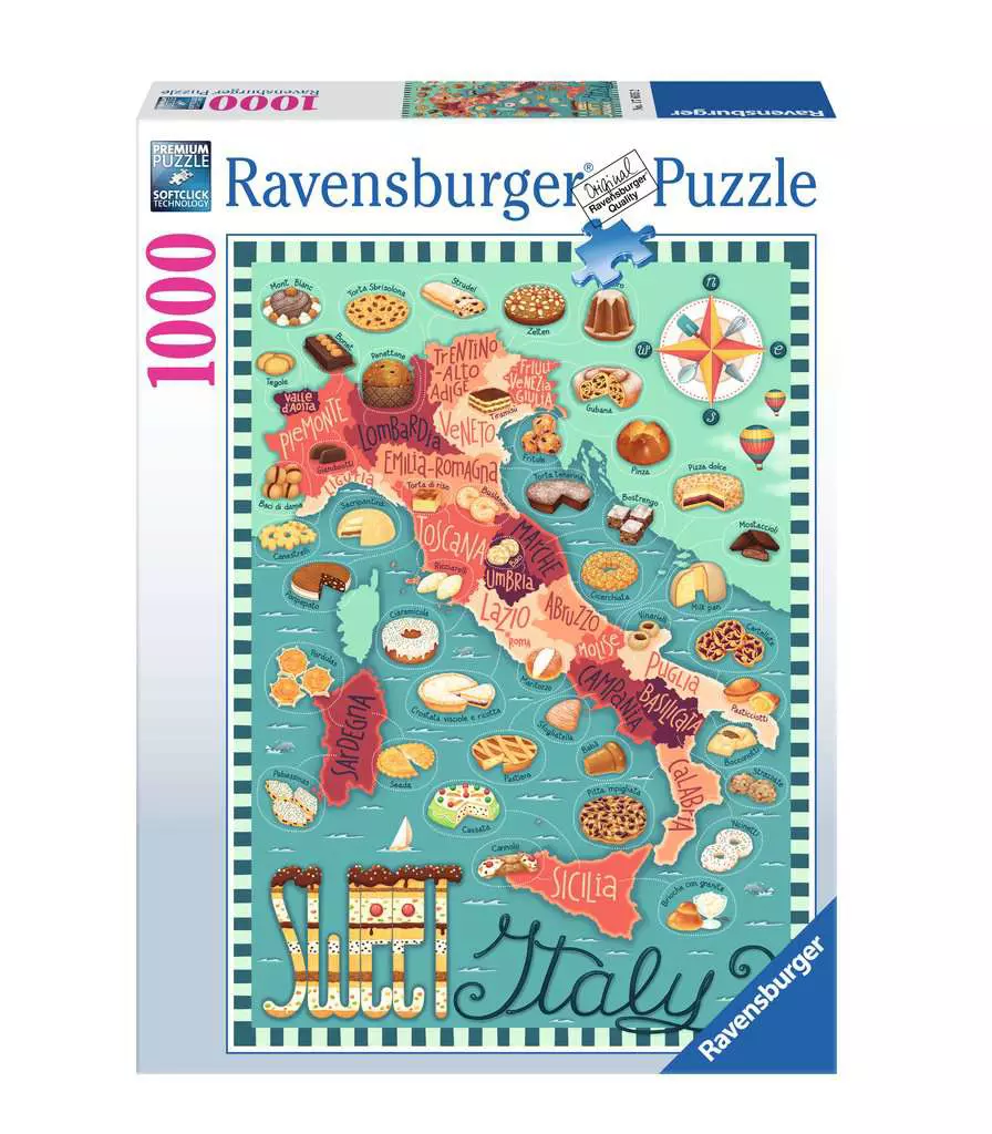 Ravensburger Puzzle Map Of Italy Sweet