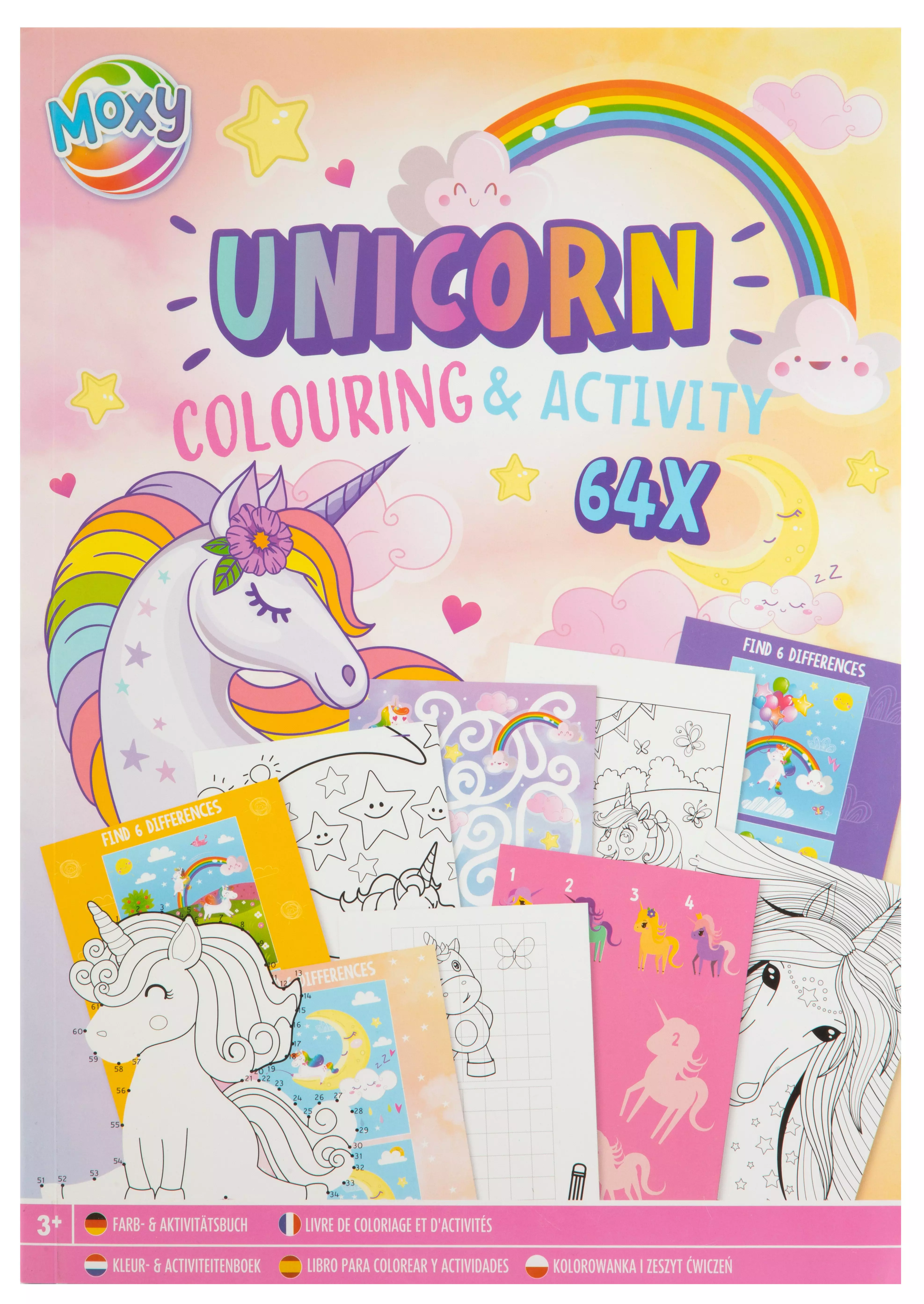 Moxy Colouringactivity Book Unicorn 150068