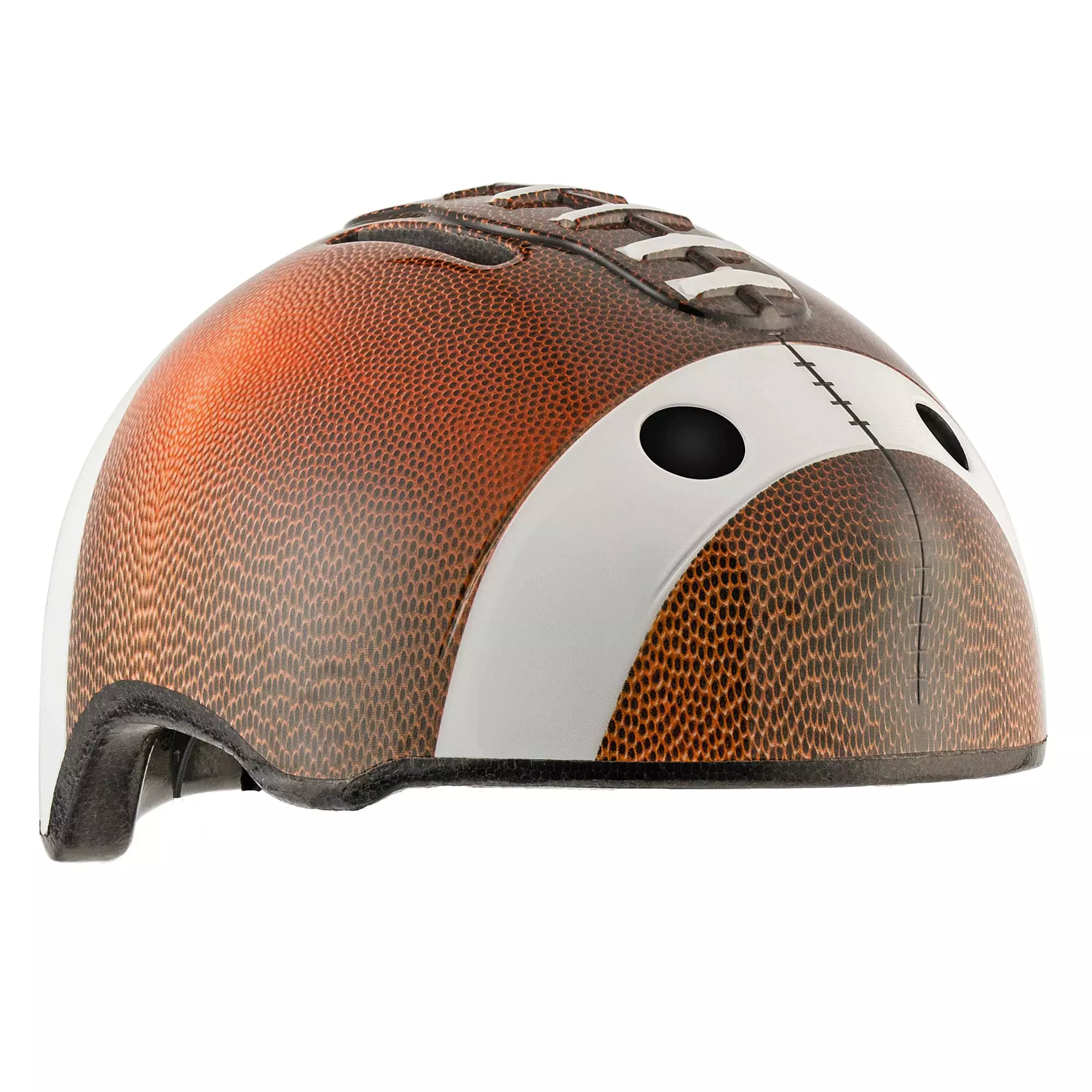 Crazy Safety Football Bicycle Helmet Brown