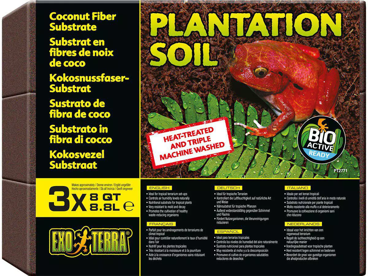 Exoterra Plantation Soil X .8L Tropical