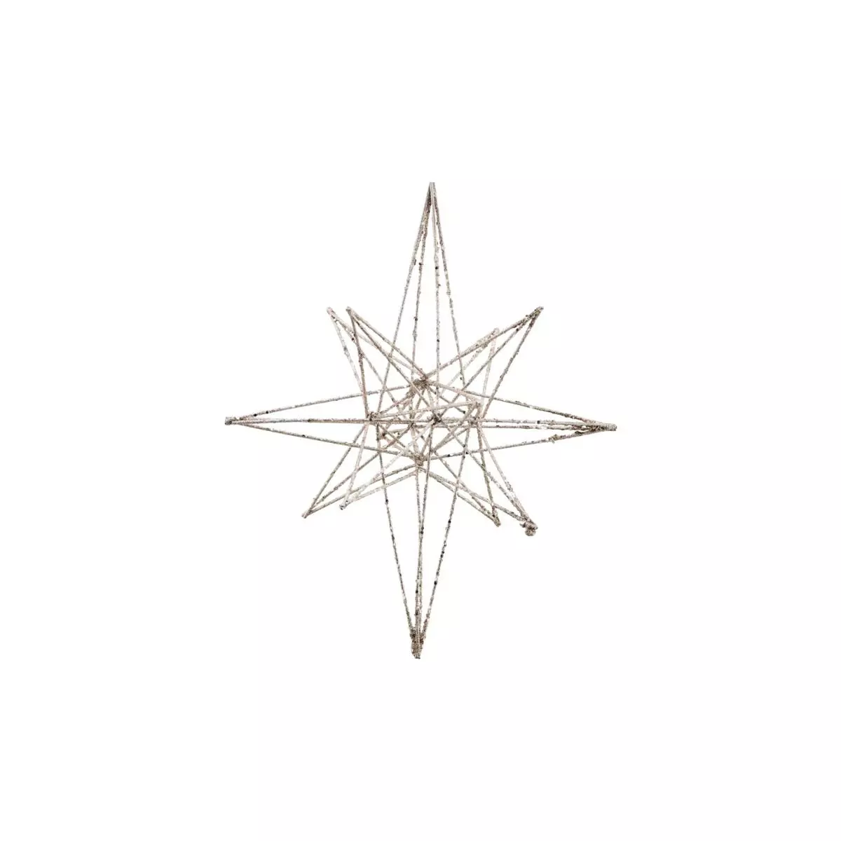 House Doctor Star Ornament Champagne Cm