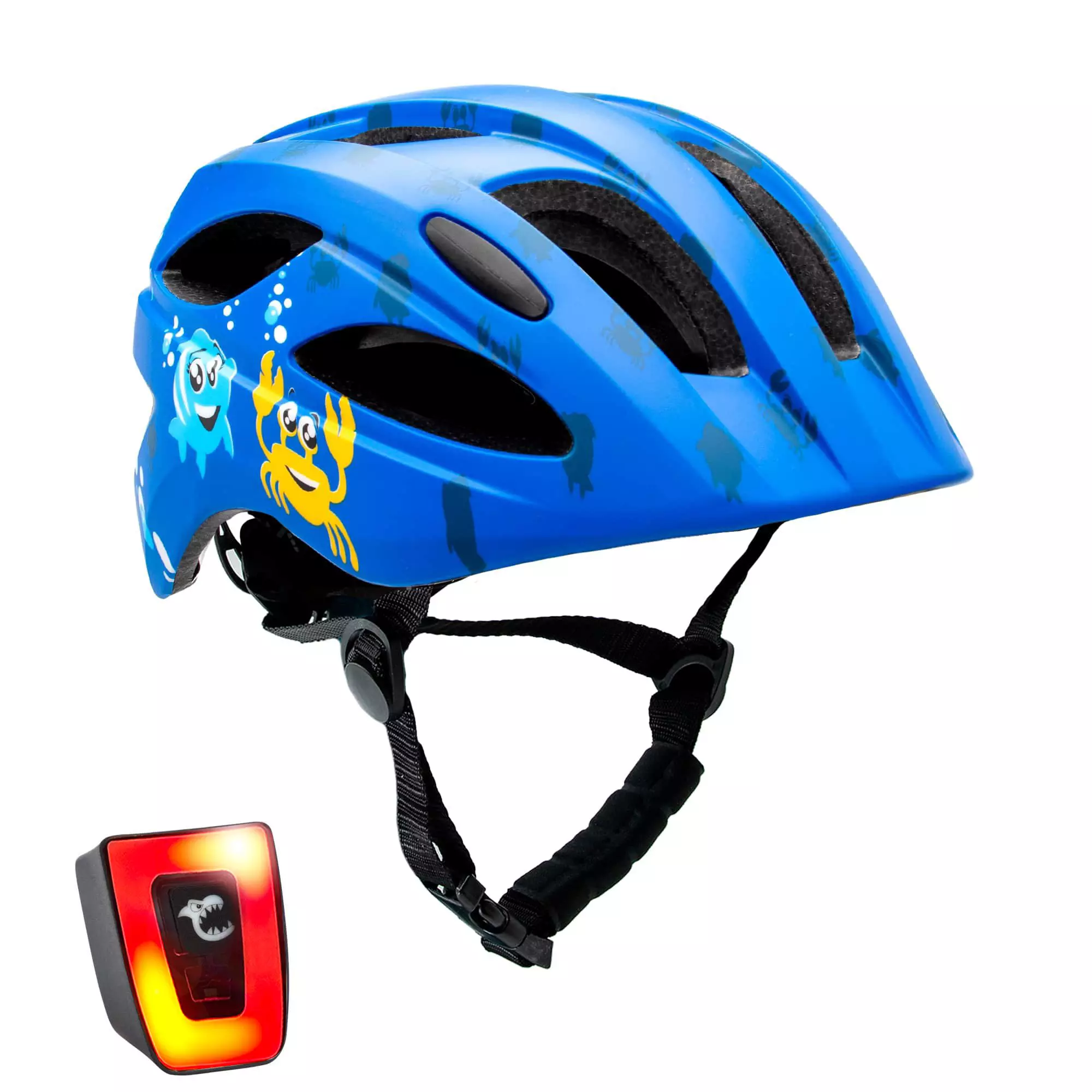 Crazy Safety Sea Bicycle Helmet Blue