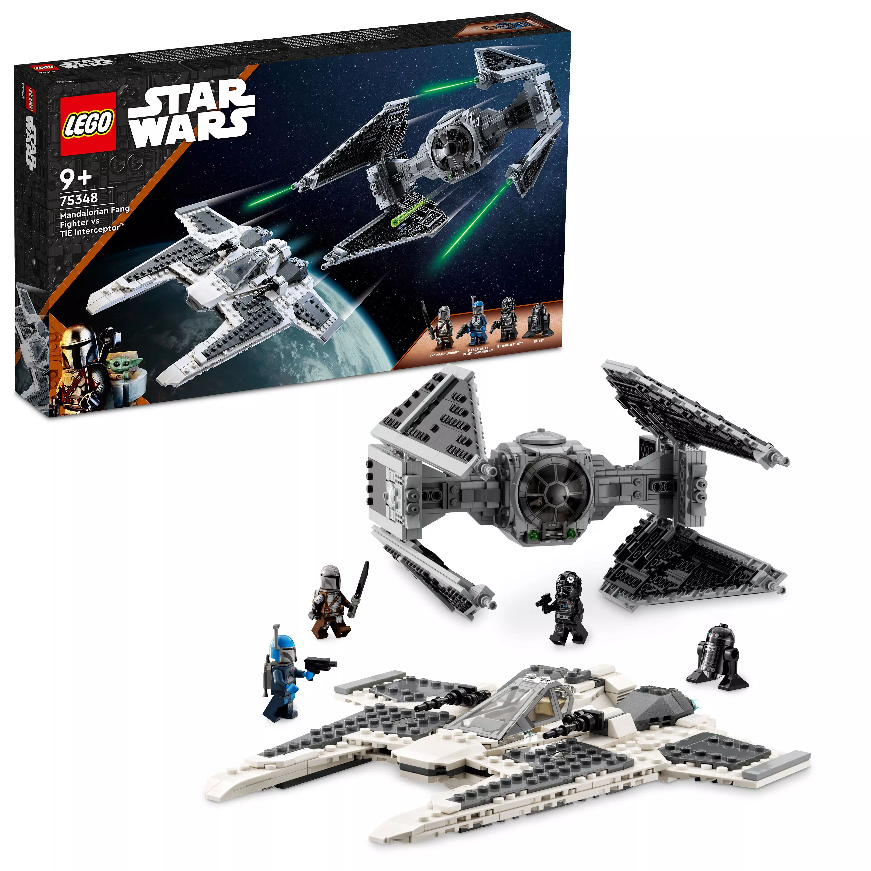 Lego Star Wars Mandalorialainen Fang-Hävittäjä Vs.