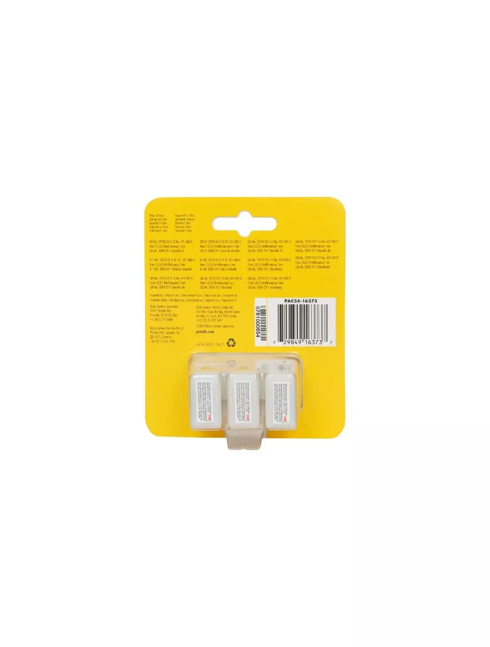 Petsafe Refill Cartridges Citronella 3Pack 72984916373