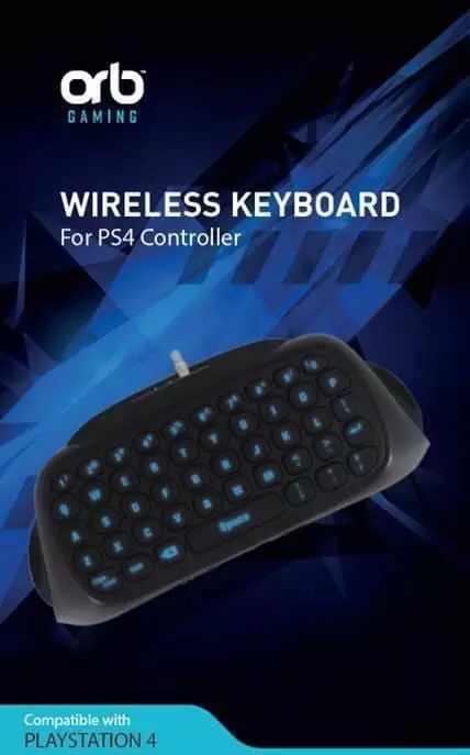 Playstation Controller Keyboard Blue Blacklit