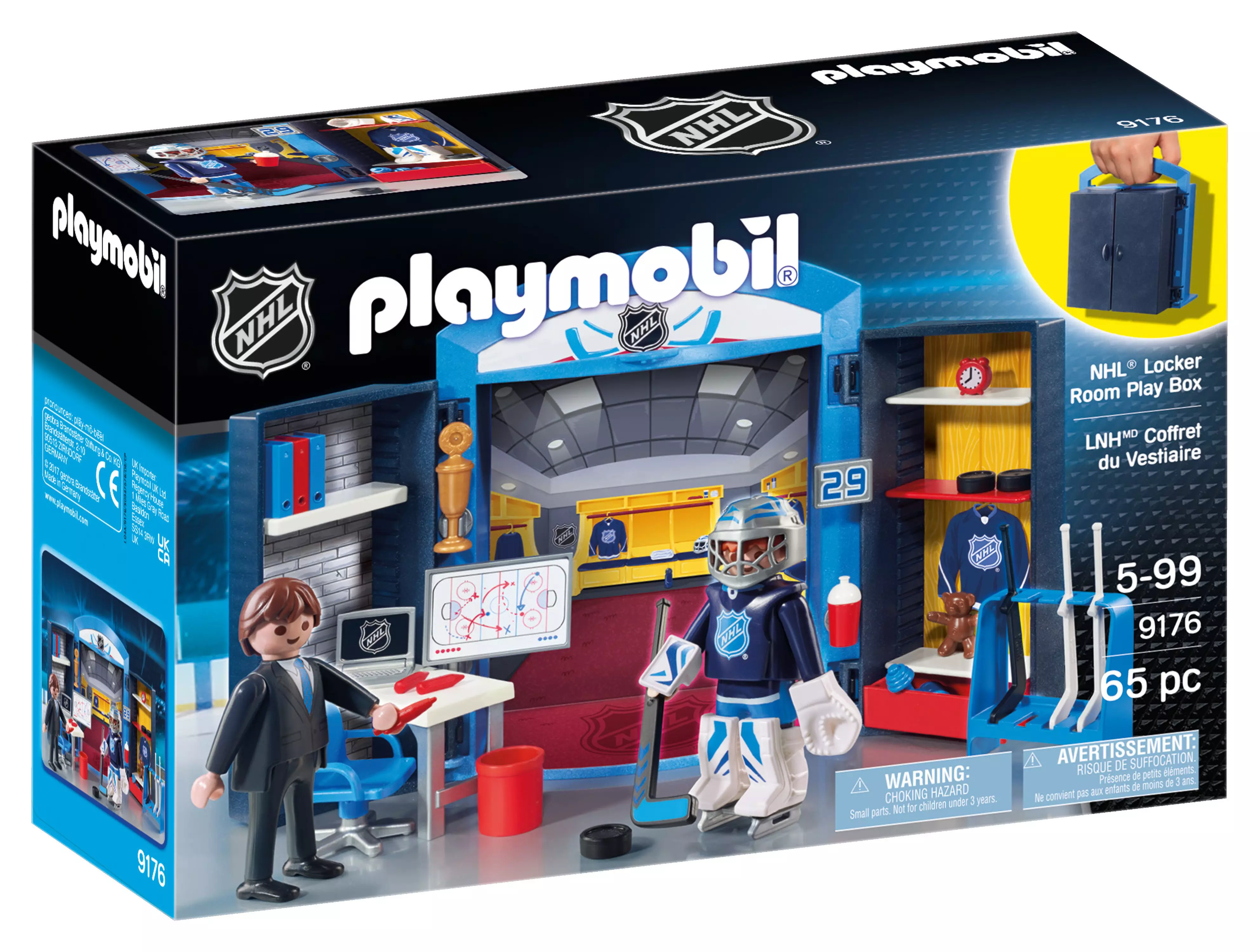 Playmobil Nhl Locker Room Play Box