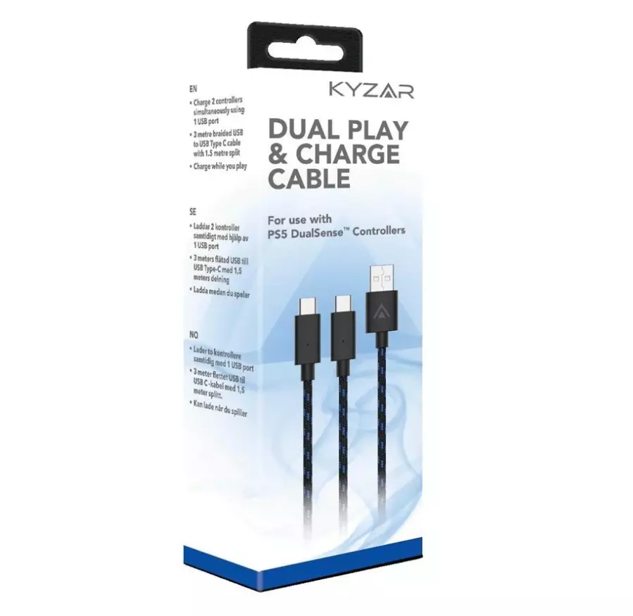 Kyzar Play And Charge Cable For