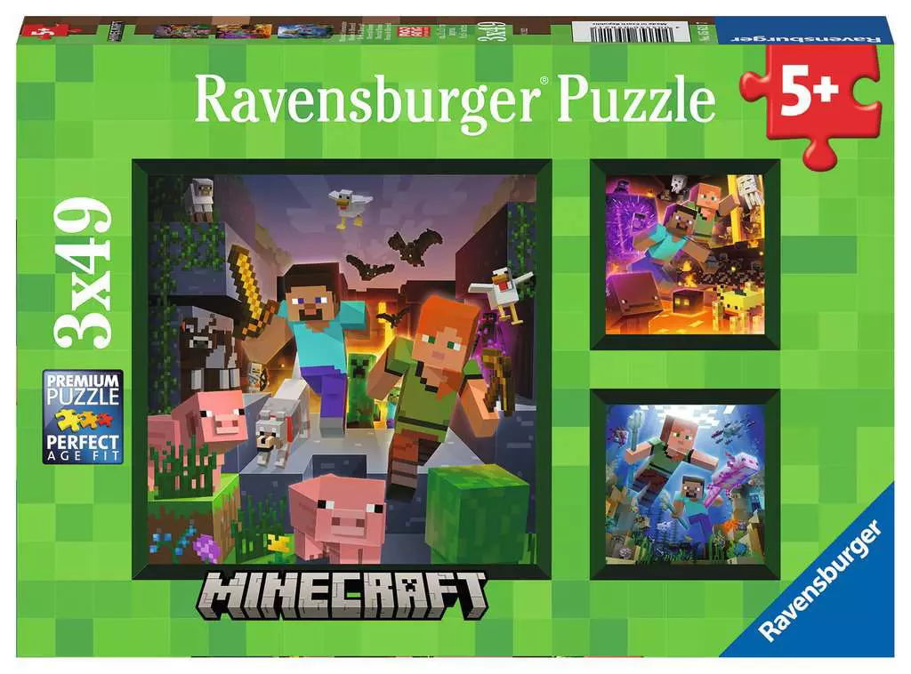 Ravensburger Minecraft Biomes 3X49p 10105621