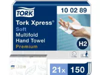 Håndklædeark Tork H2 Xpress® Soft Multifold