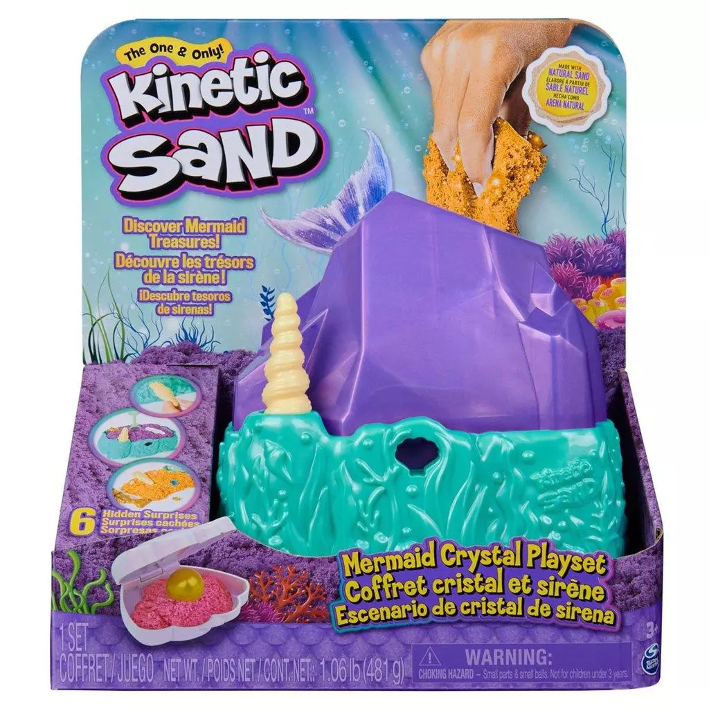 Kinetic Sand Mermaid Crystal Playset 6064333