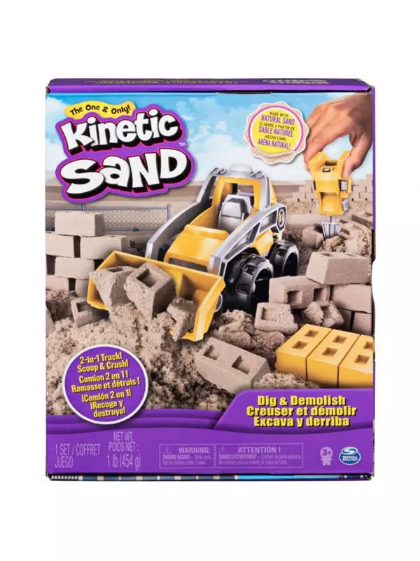 Kinetic Sand Dig And Demolish Kit