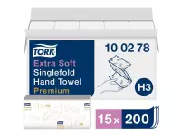 Håndklædeark Tork H3 Premium Extra Soft