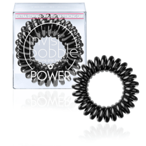 Invisibobble 3 Extra Strong Hair Rings True Black