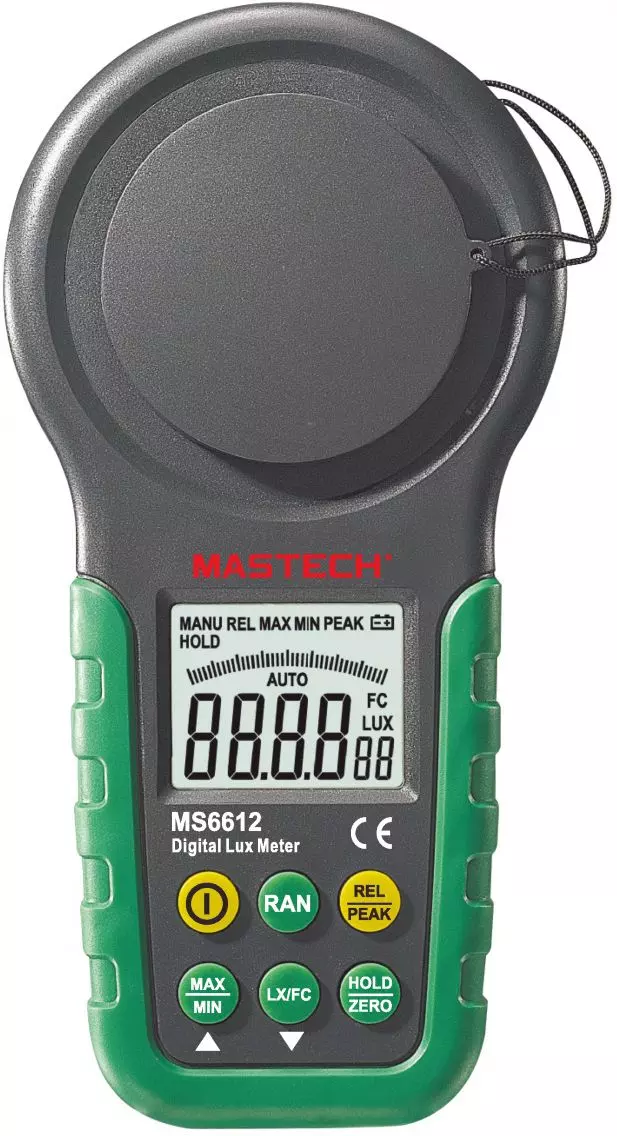 Digitaalinen Valomittari Ms6612, Mastech