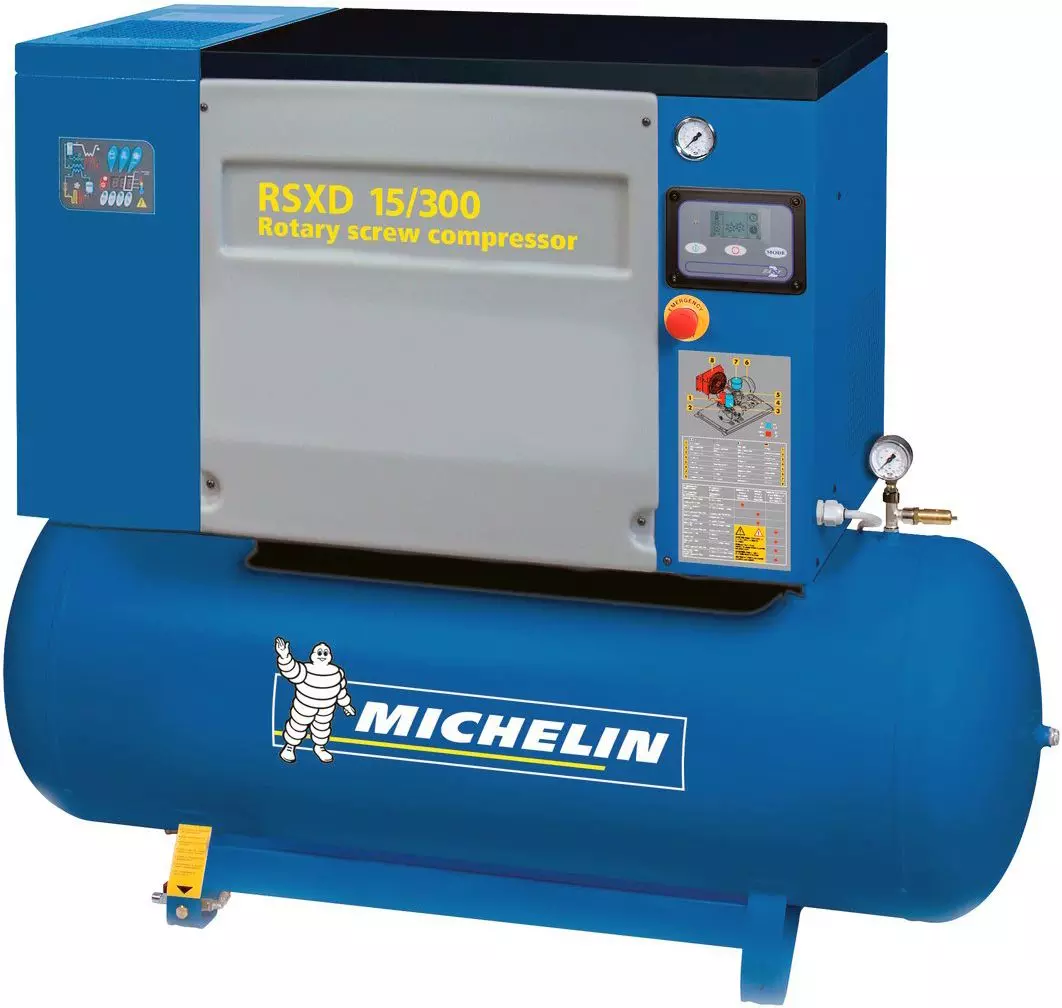Ruuvikompressori 11 Kw Kuivaimella, Michelin