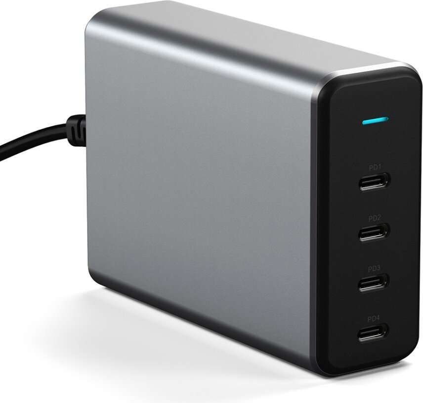165 W:N Usb-C 4-Porttinen Pd Gan Charger -Laturi Avaruuden
