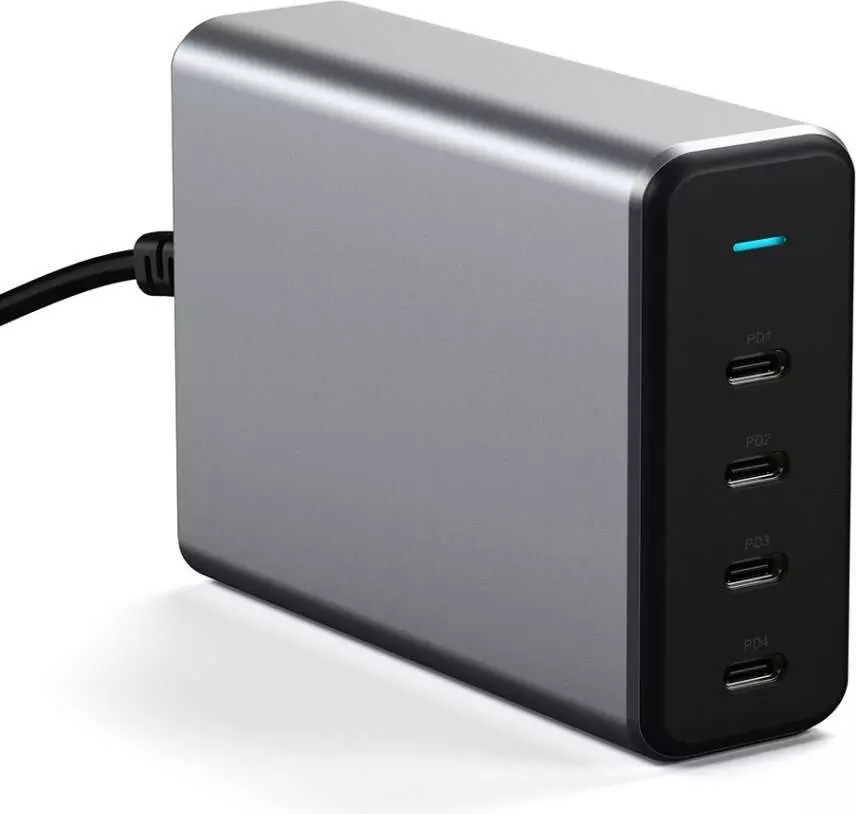 165 W:N Usb-C 4-Porttinen Pd Gan Charger -Laturi Avaruuden