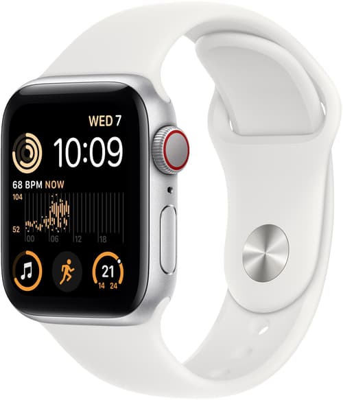 Watch Se Gps 40Mm Silver Aluminium Case With White