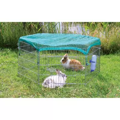 408461 Trixie Outdoor Animal Pen With Protective Net 63X60