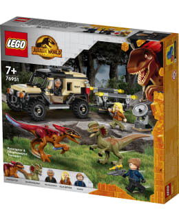 Lego Jurassic World 76951 Pyroraptorin Ja Dilophosauruksen Kuljetus