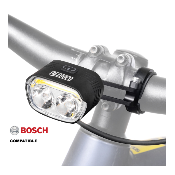 Sähköpyörän Valo Light5 Eb2000, Bosch, 2000 Lm, Pelkkä Etuvalo