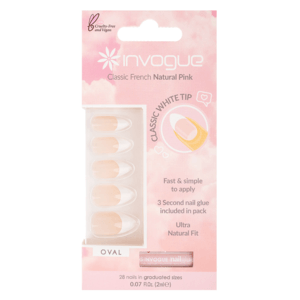 Invogue French Nails Pink Oval