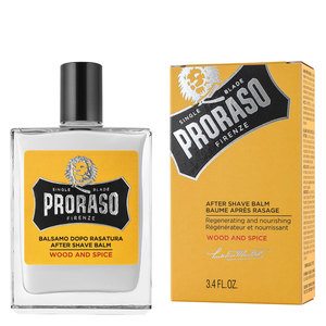 Proraso Single Blade Aftershave Balm 100 Ml ─ Wood