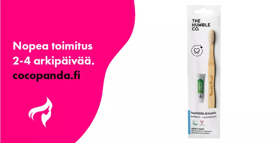 The Humble Co Flat Curved Plus Toothpaste Adult White