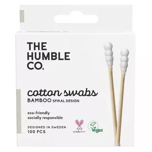 The Humble Co Humble Natural Spiral Cotton Swabs 100