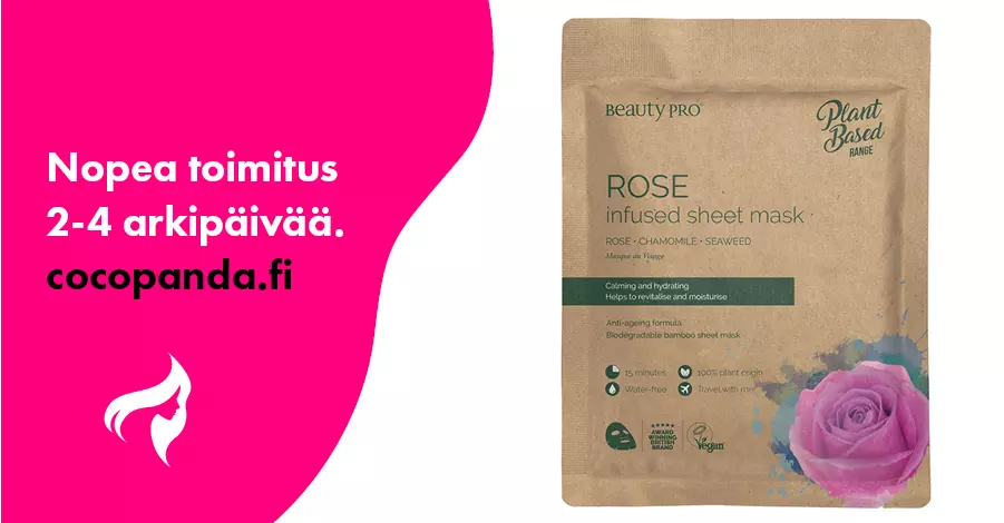 Beautypro Plant Based Rose Infused Sheet Mask 22 Ml