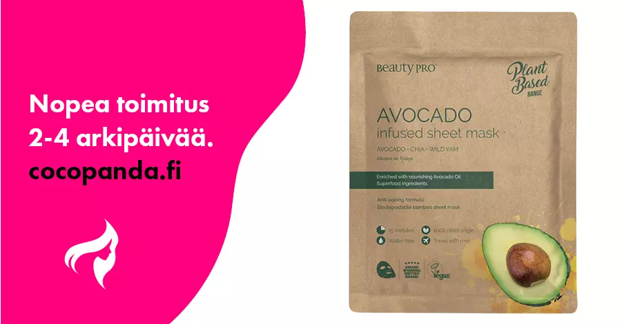 Beautypro Plant Based Avocado Infused Sheet Mask 22 Ml