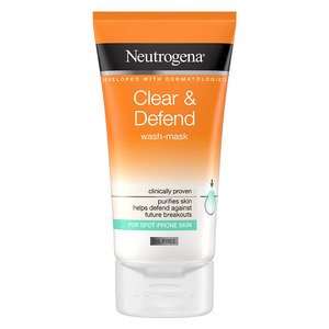 Neutrogena Clear Defend Wash Mask 150 Ml