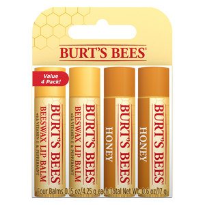 Burt’S Bees Beeswax Honey Quad Pack 4 X 4,25