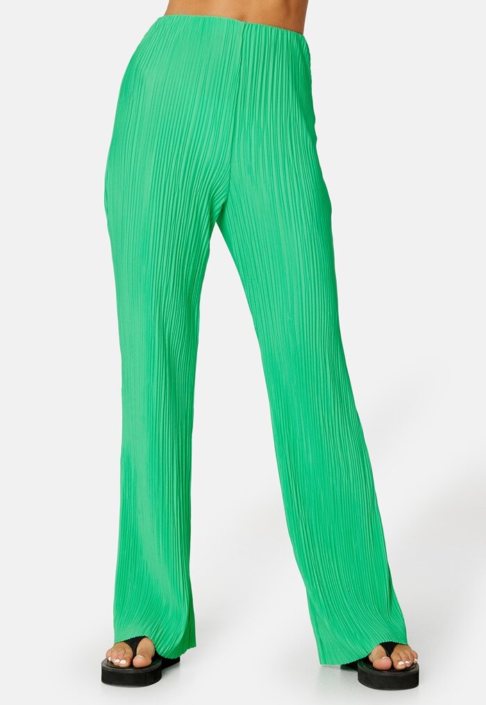 Bubbleroo Randy Pleated Trousers Ight Green