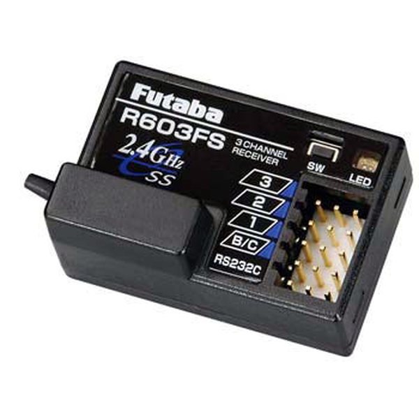 Futaba R603fs 3-Channel 2.4Ghz Fasst Receiver