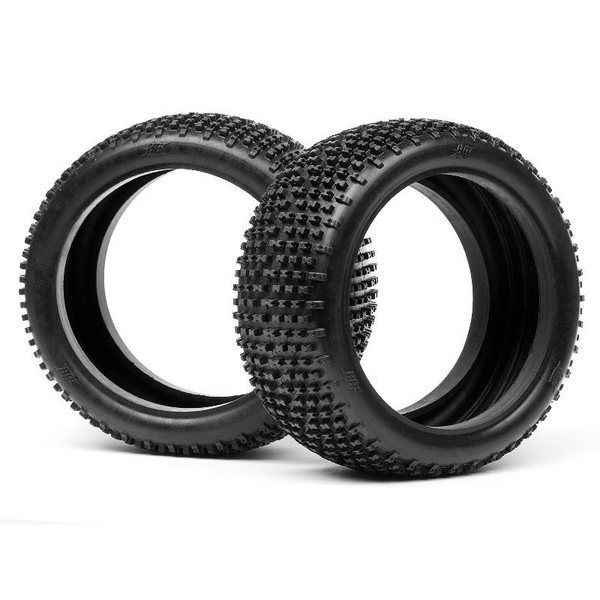 Hb Racing Hb Khaos Tire 2Pcs-Red-1-8Th Buggy