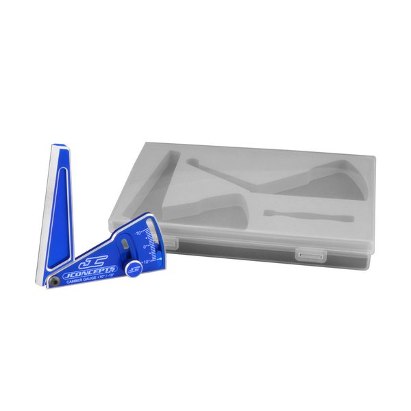 Jconcepts Aluminum Camber Gauge, 85Mm Blue
