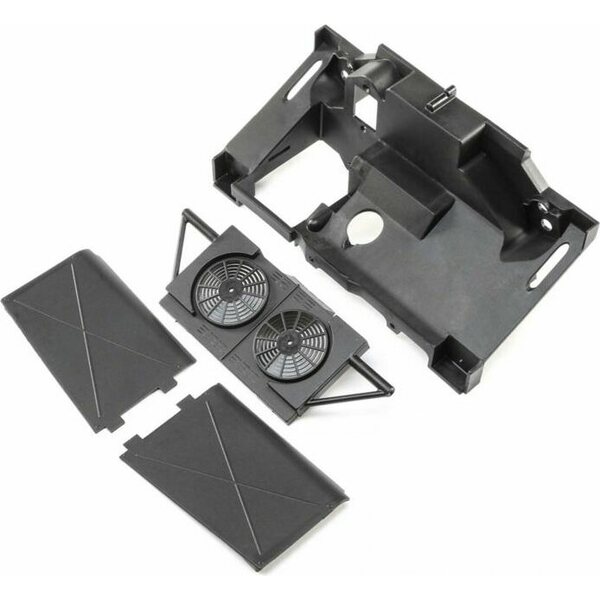Losi Rear Bulkhead, Fan Panel, Mudguards:Super Baja Rey Los251056