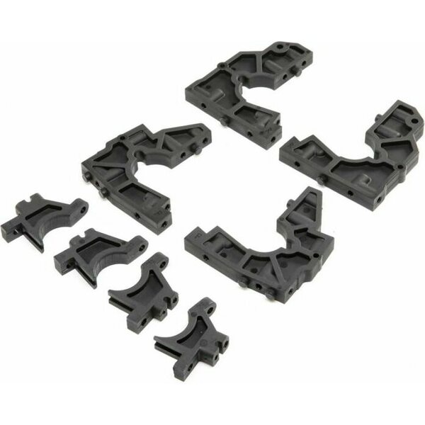 Losi Front-Rear Bulkhead Set: Dbxl-E 2.0 Los251102