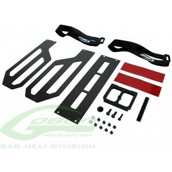 Sab Goblin Aluminum Battery Support Black Matte Goblin Comet