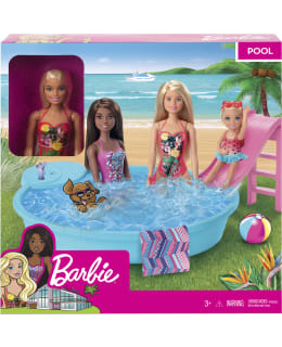 Barbie Pool Playset Nukke Ja Uima-Allas