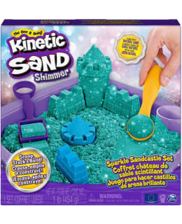 Kinetic Sand Sparkle Sandcastle Set Turkoosi Taikahiekkalinna